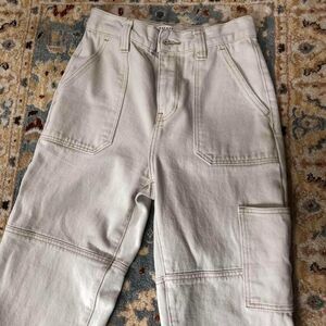 Y2k high-waisted straight-leg cargo pants from PacSun